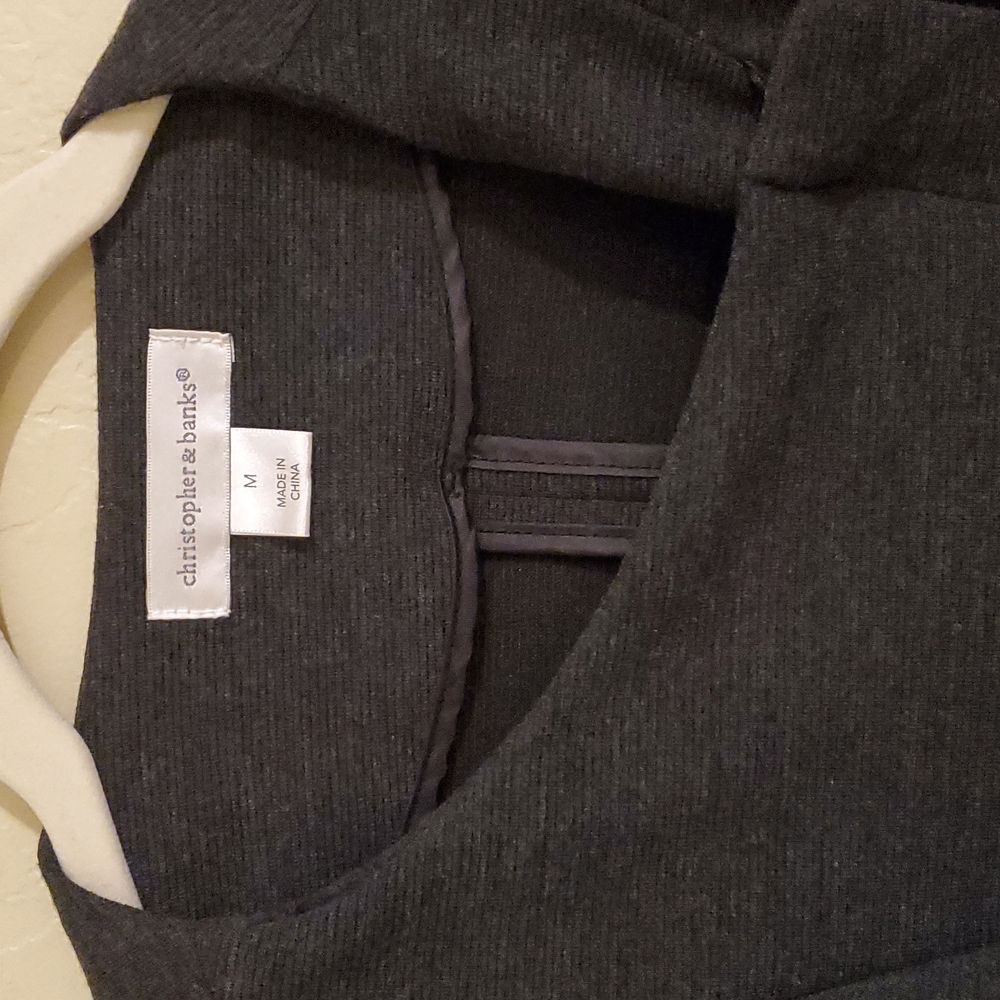 Christopher & Banks Zipper Jacket Womens Medium - Picture 3 of 6